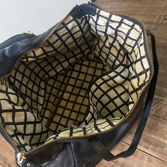 Kate Spade New York Large Black Leather Tote - Picture 4 of 6